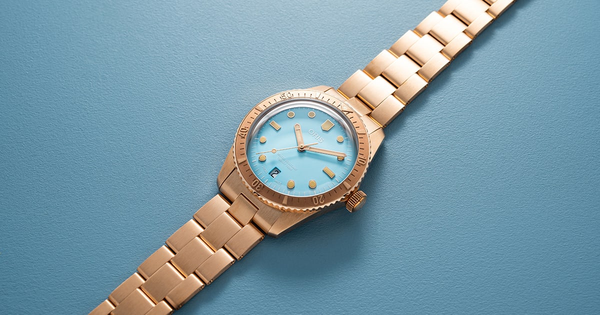 Oris Divers Sixty-Five Cotton Candy - 11