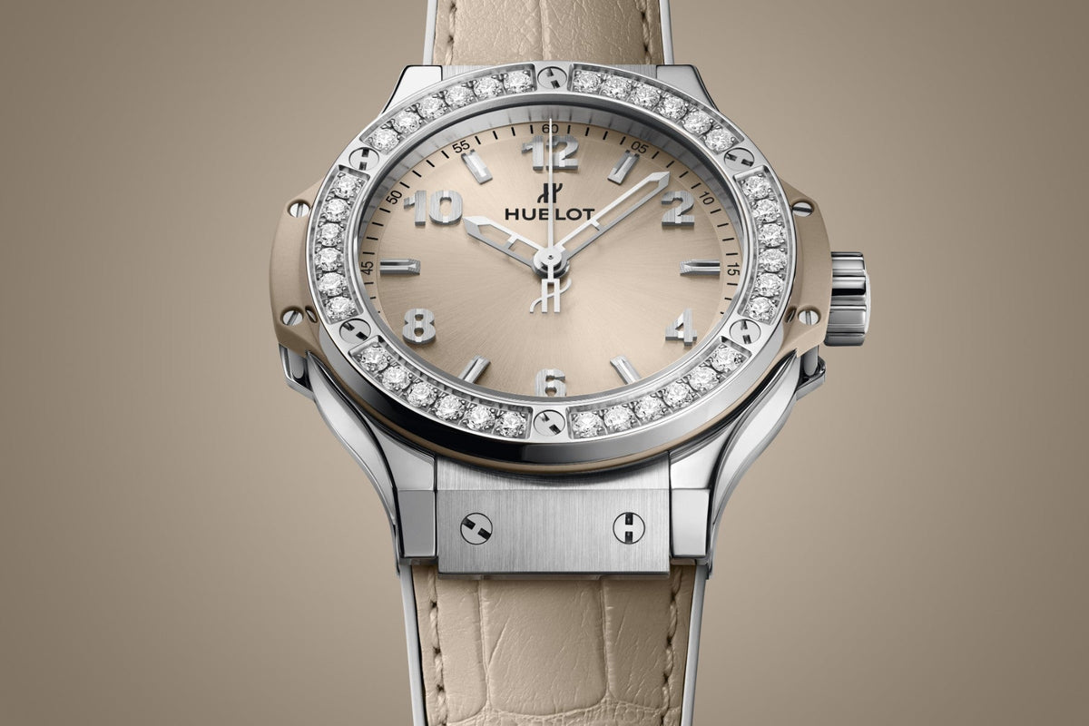 Big Bang Beige Diamonds 38 mm
