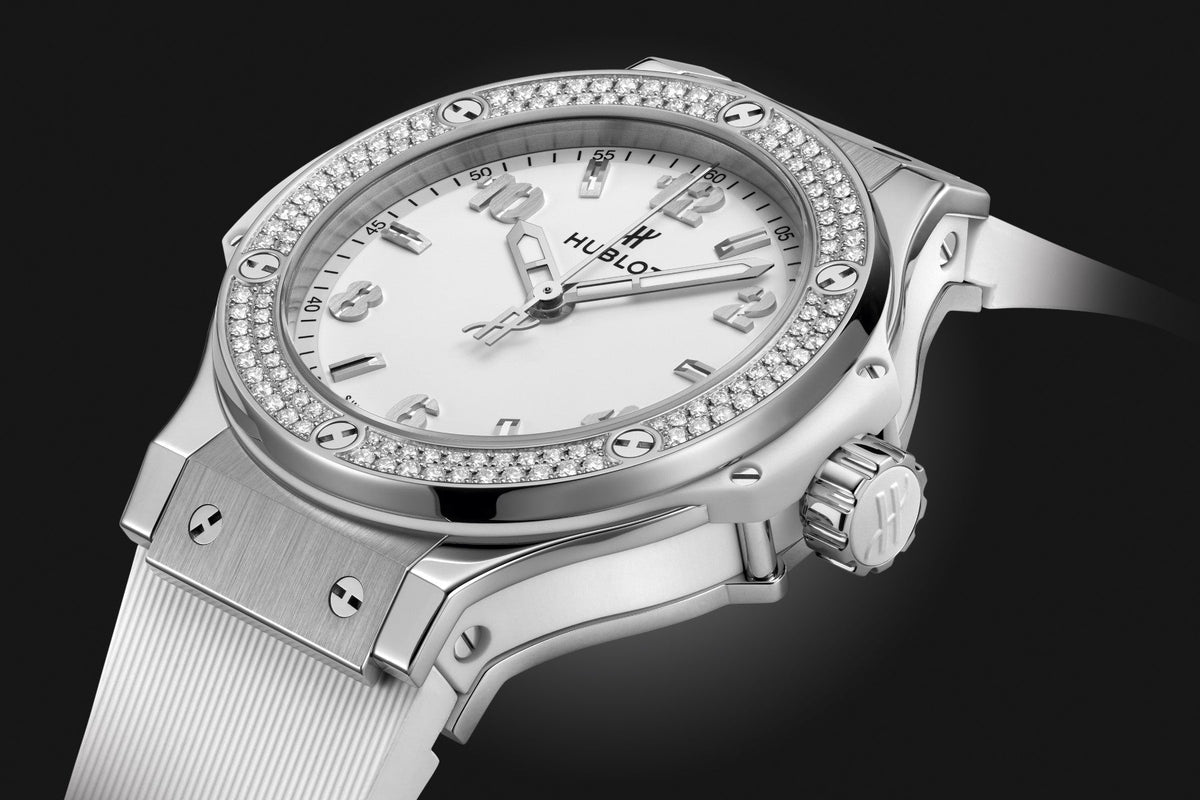 Big Bang Original Steel White Diamonds 38 mm