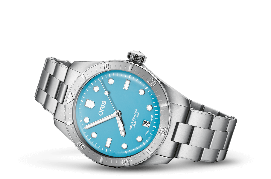 Oris Divers Sixty-Five Cotton Candy