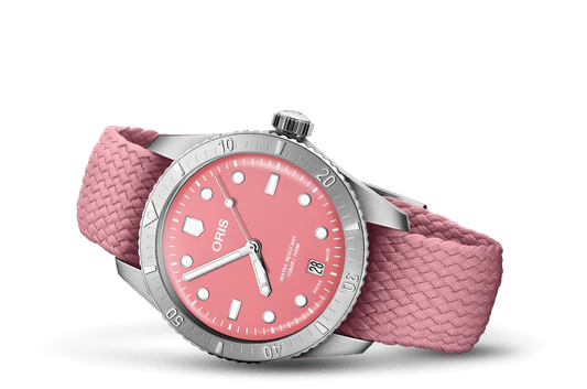 Oris Divers Sixty-Five Cotton Candy