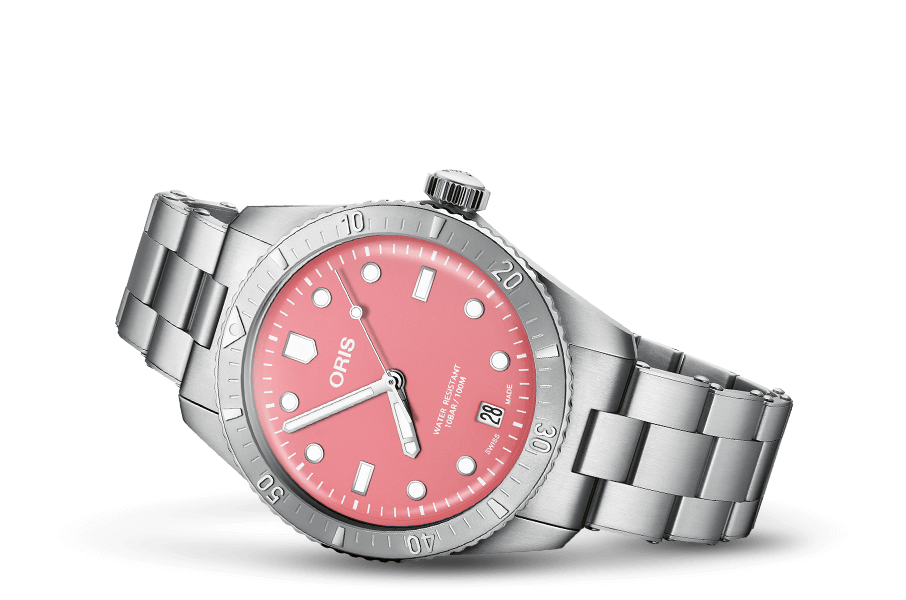 Oris Divers Sixty-Five Cotton Candy