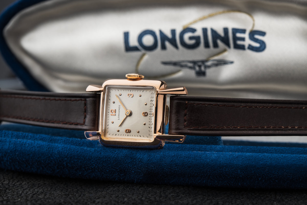 Longines Rose Gold Square Ladies’ Watch (1950) - 2