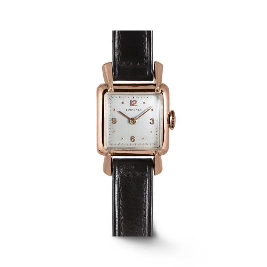 Longines Rose Gold Square Ladies’ Watch (1950)