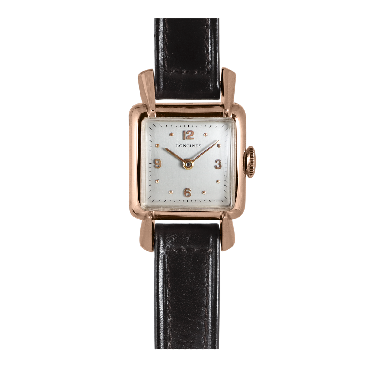 Longines Rose Gold Square Ladies’ Watch (1950) - 8