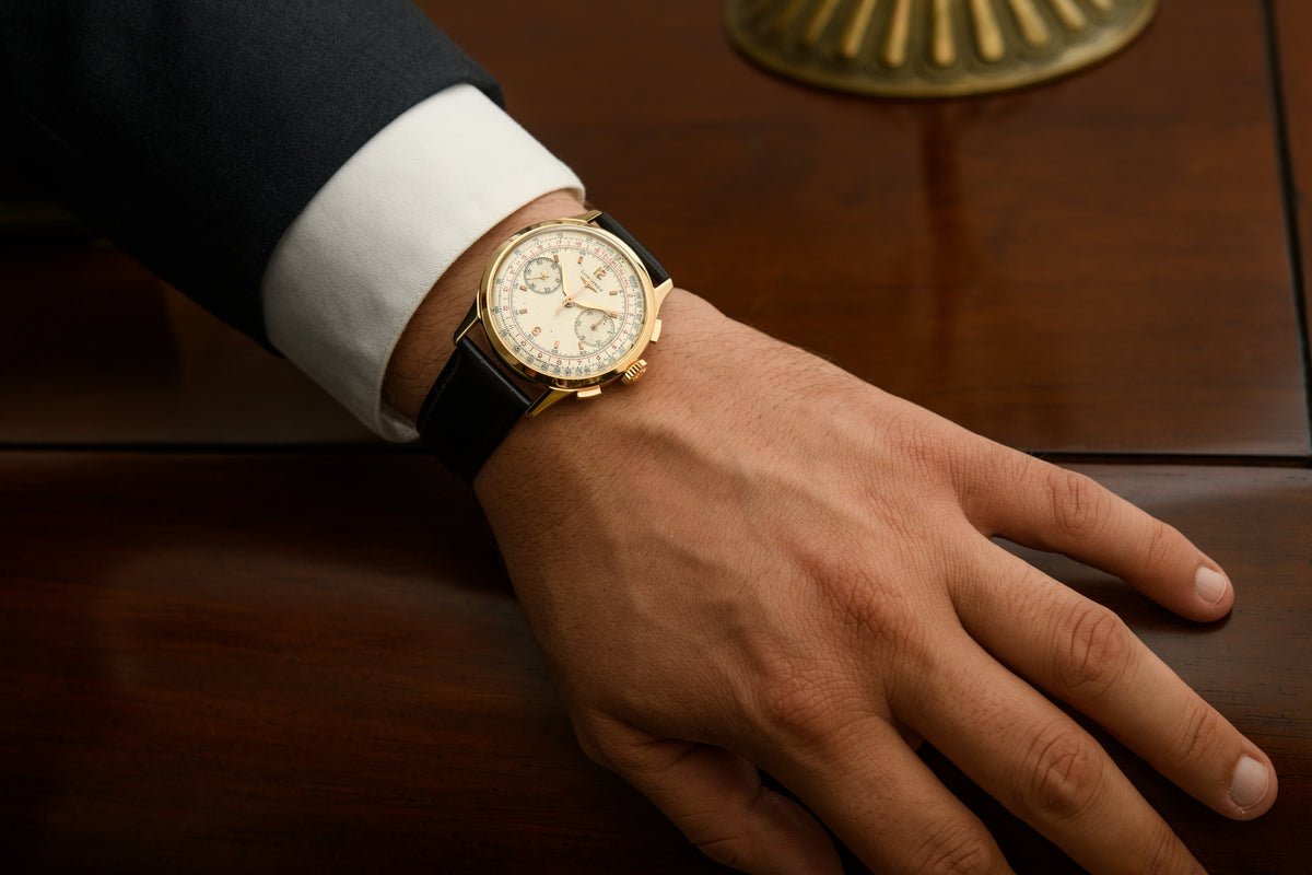 Longines Flyback-Chronograph 30CH in rose gold (1961) - 3