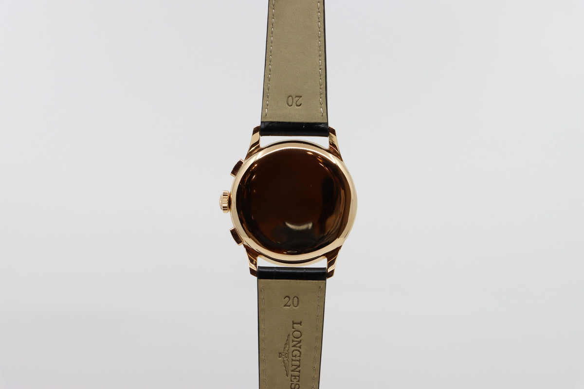 Longines Flyback-Chronograph 30CH in rose gold (1961) - 4