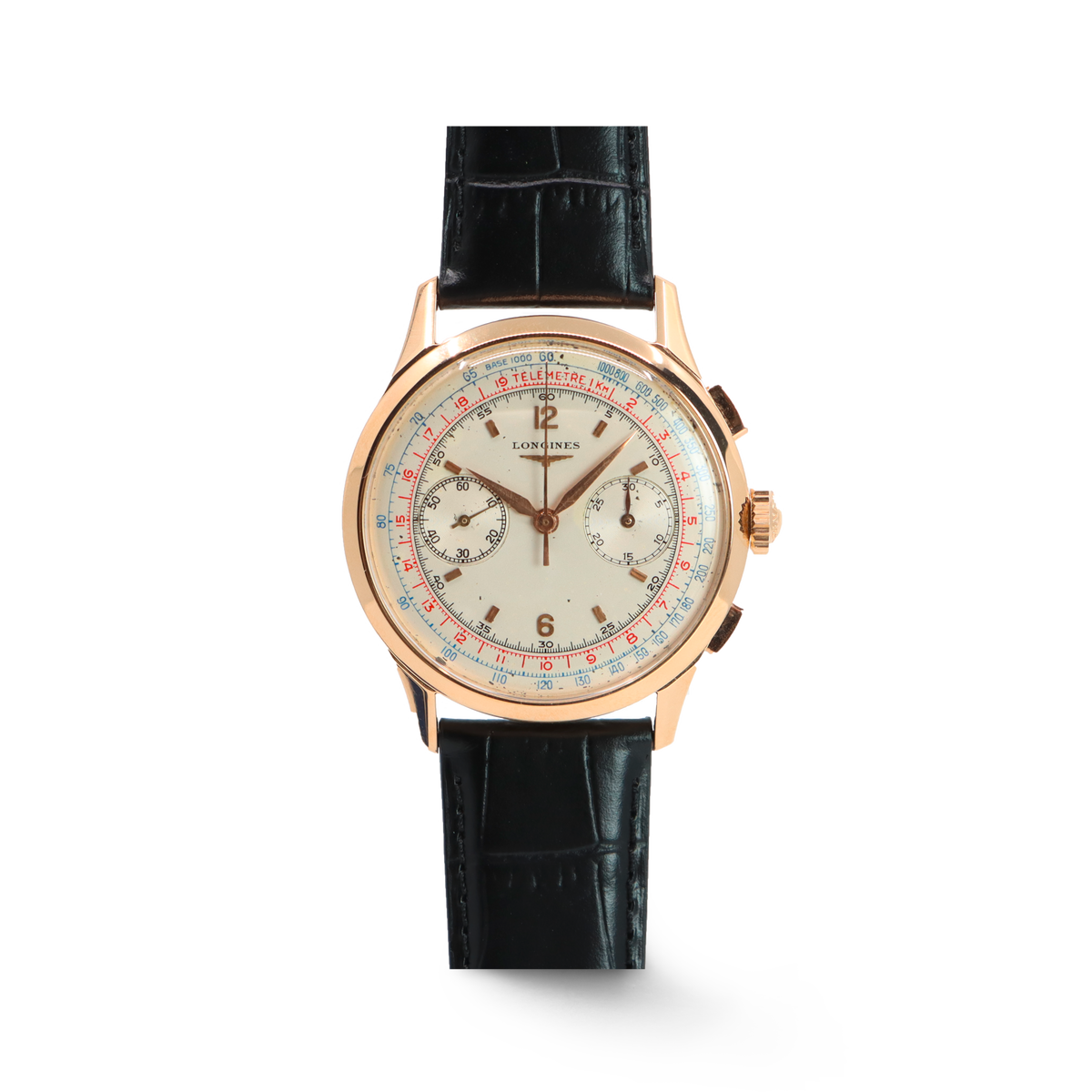 Longines Flyback-Chronograph 30CH in rose gold (1961)