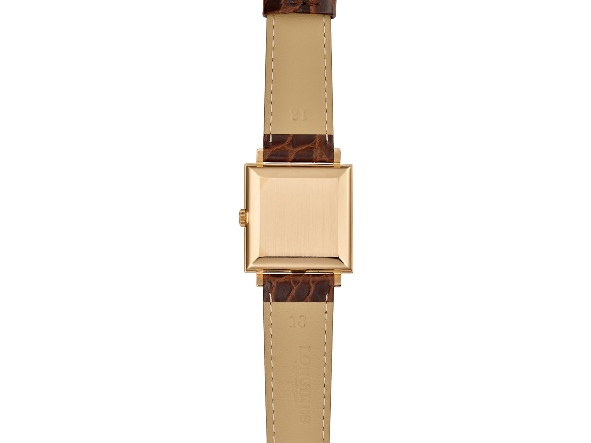 Longines SQUARE-SHAPED WATCH IN 18CT ROSE GOLD (1964) - 3