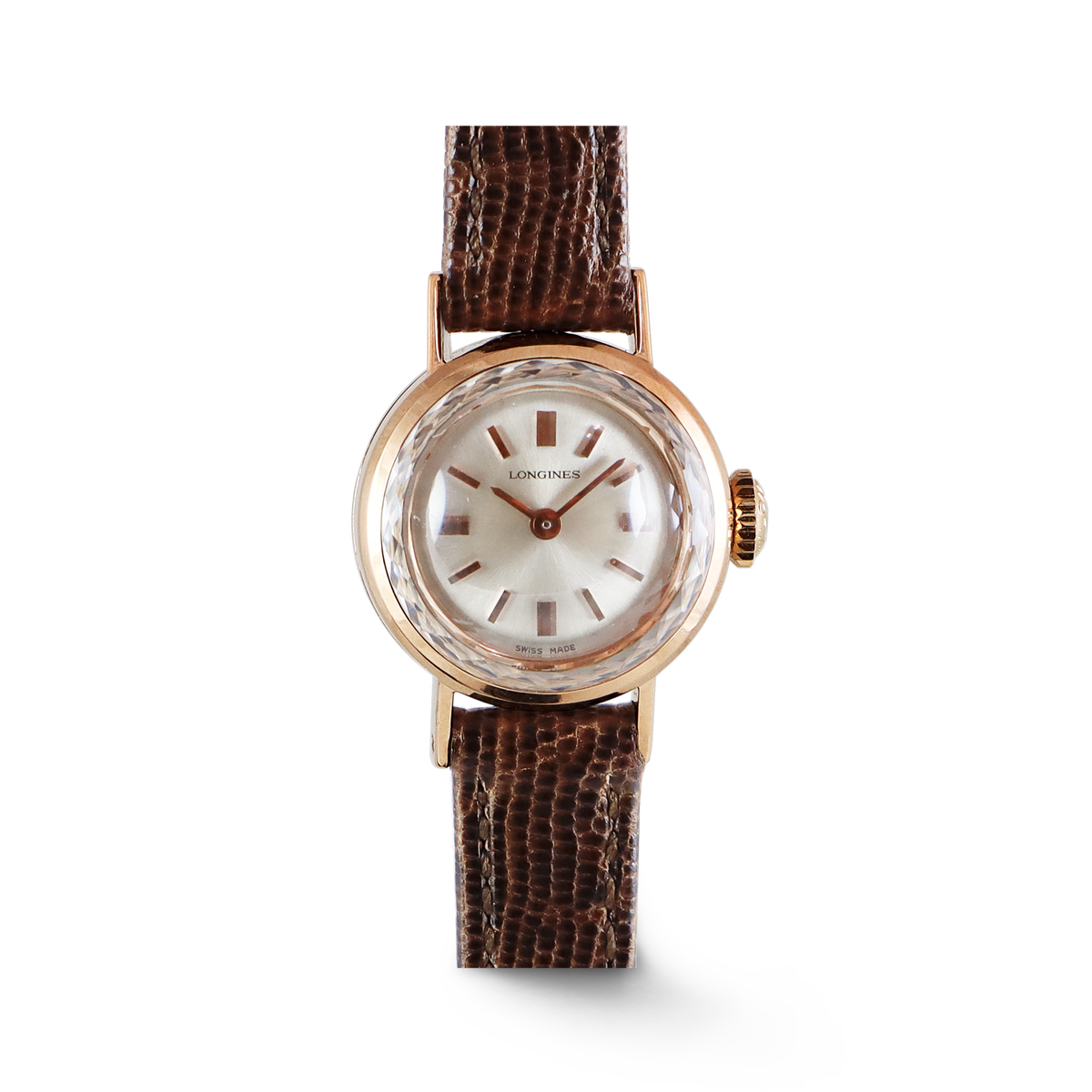Longines Ladies wristwatch in 18ct rose gold (1967)