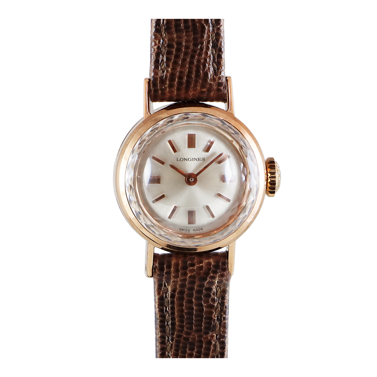 Longines Ladies wristwatch in 18ct rose gold (1967) - 6