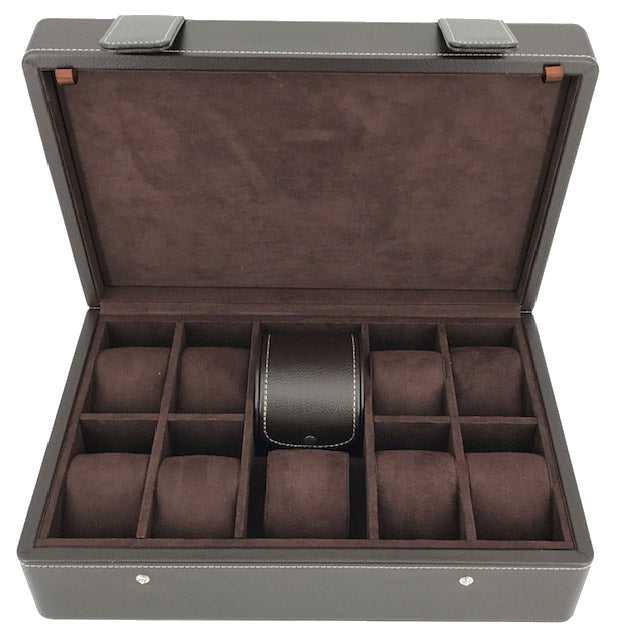 Collector's watch-box for up to 10 watches