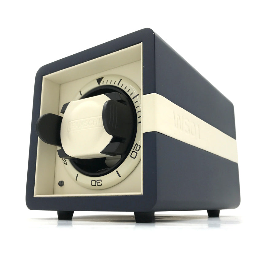 Single watchwinder | MATT BLUE & BEIGE