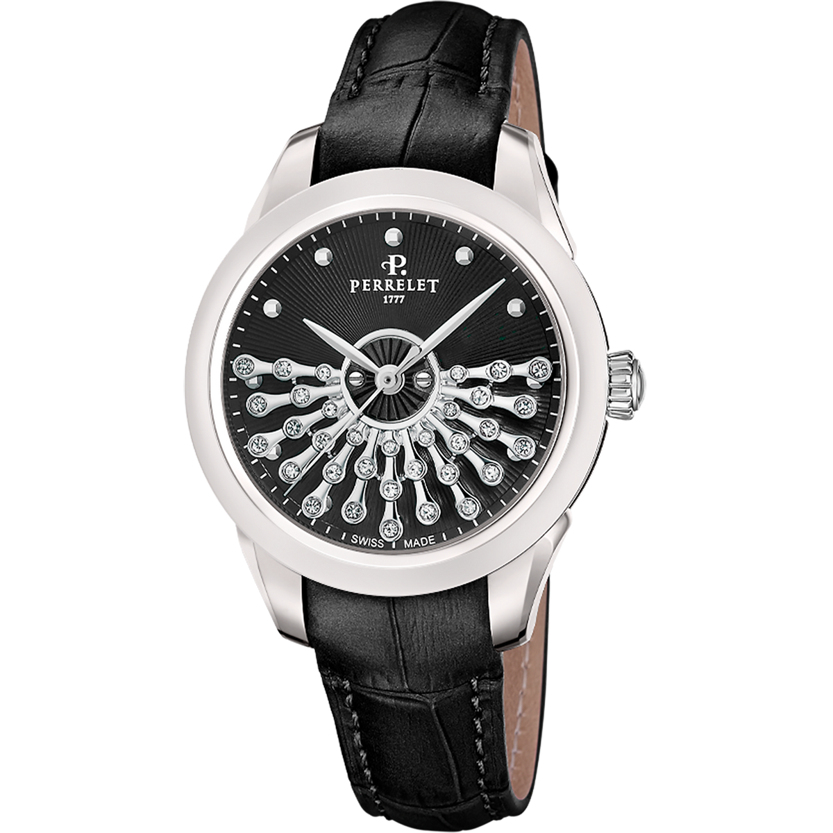 Eleonore noir velour A2071/E
