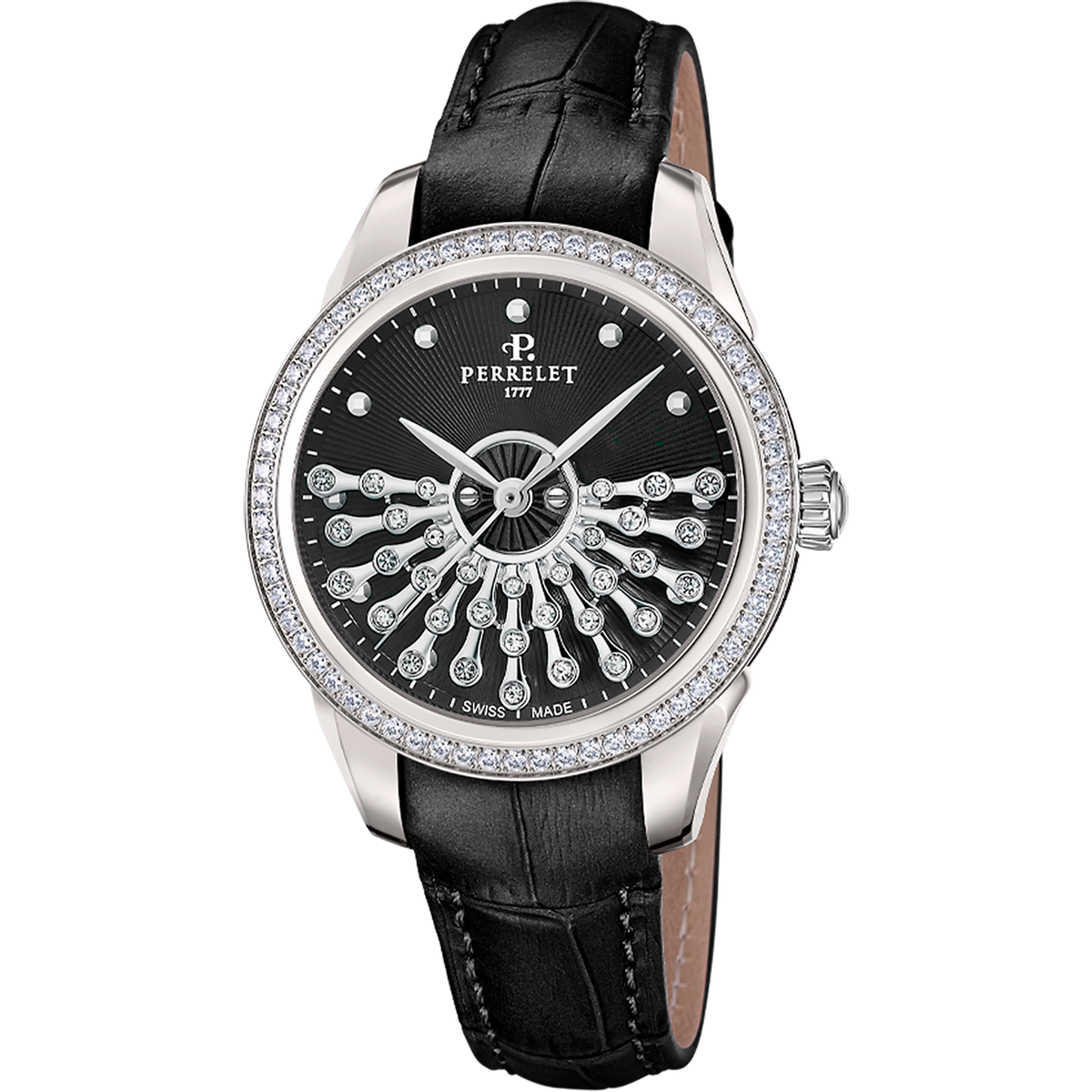 Eleonore noir velour A2072/E