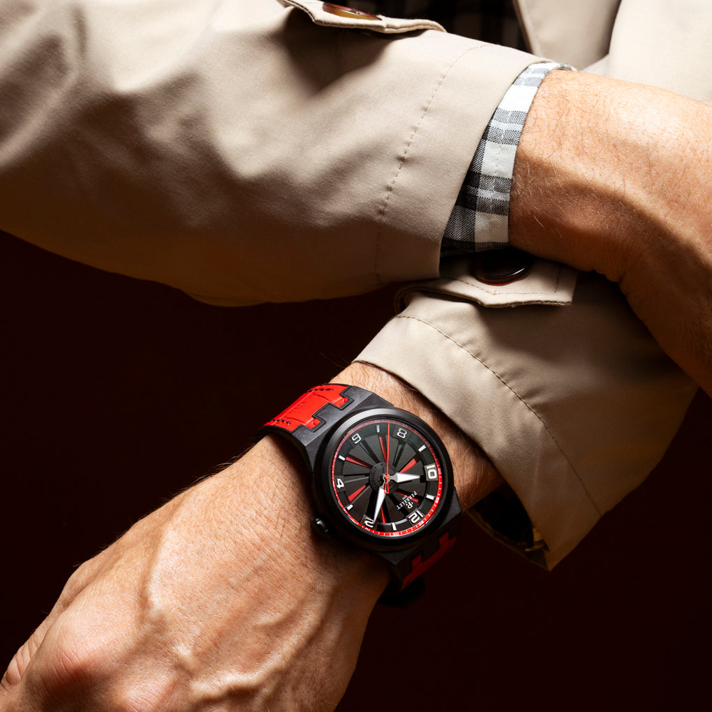 Turbine Carbon red A4065/6