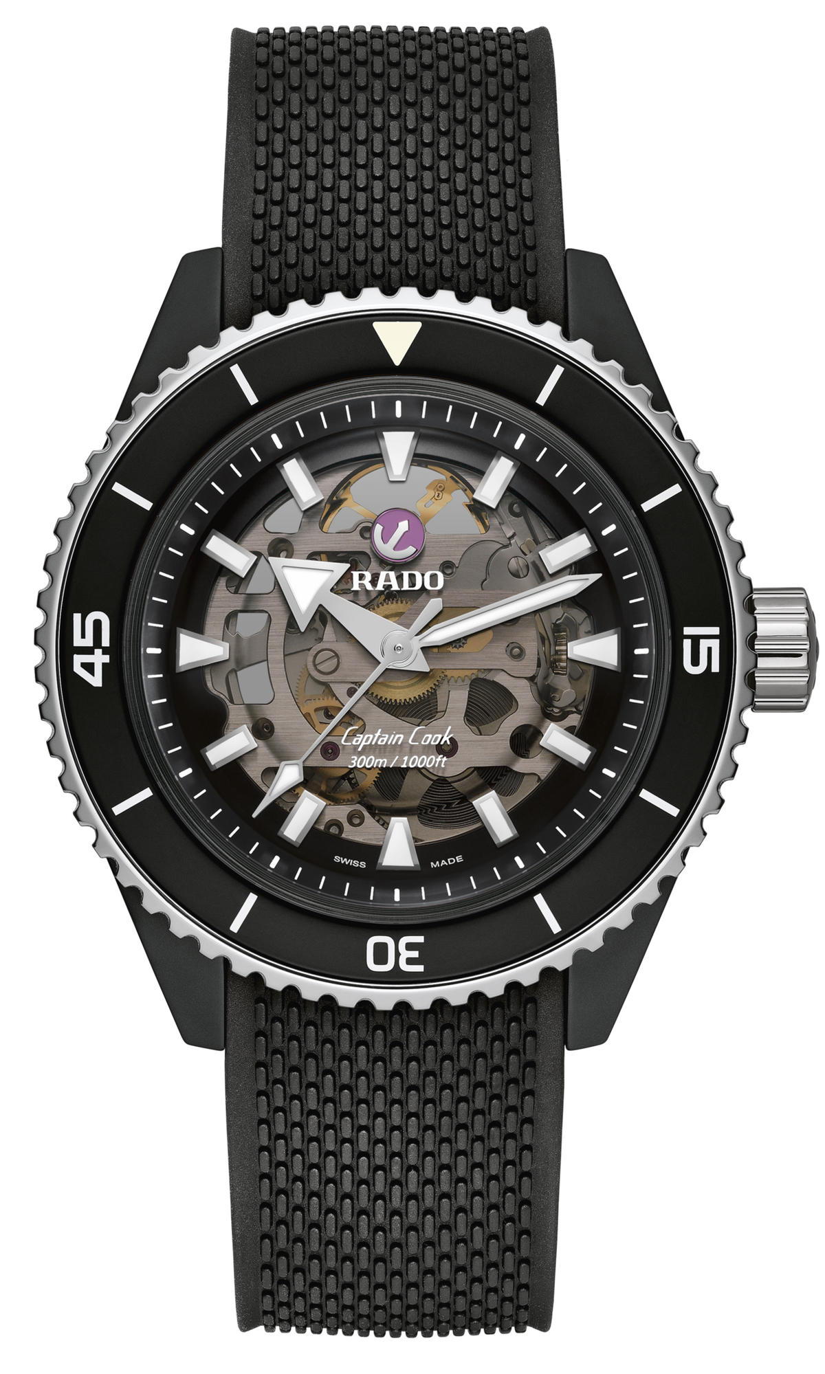 Rado Captain Cook High-Tech Ceramic Skeleton
