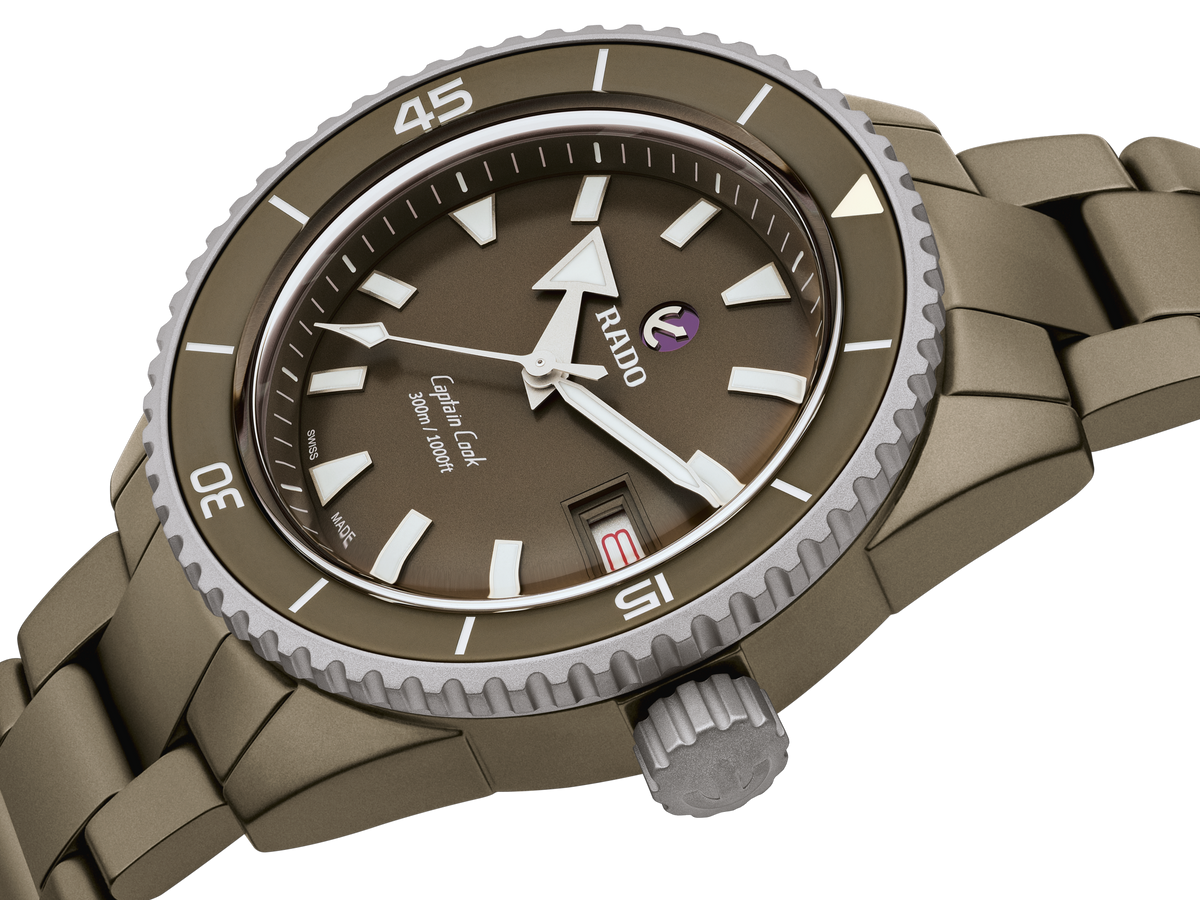 קרמיקה היי-טק, פלדת אל-חלד, טיטניום / חוגה ירוק - 3