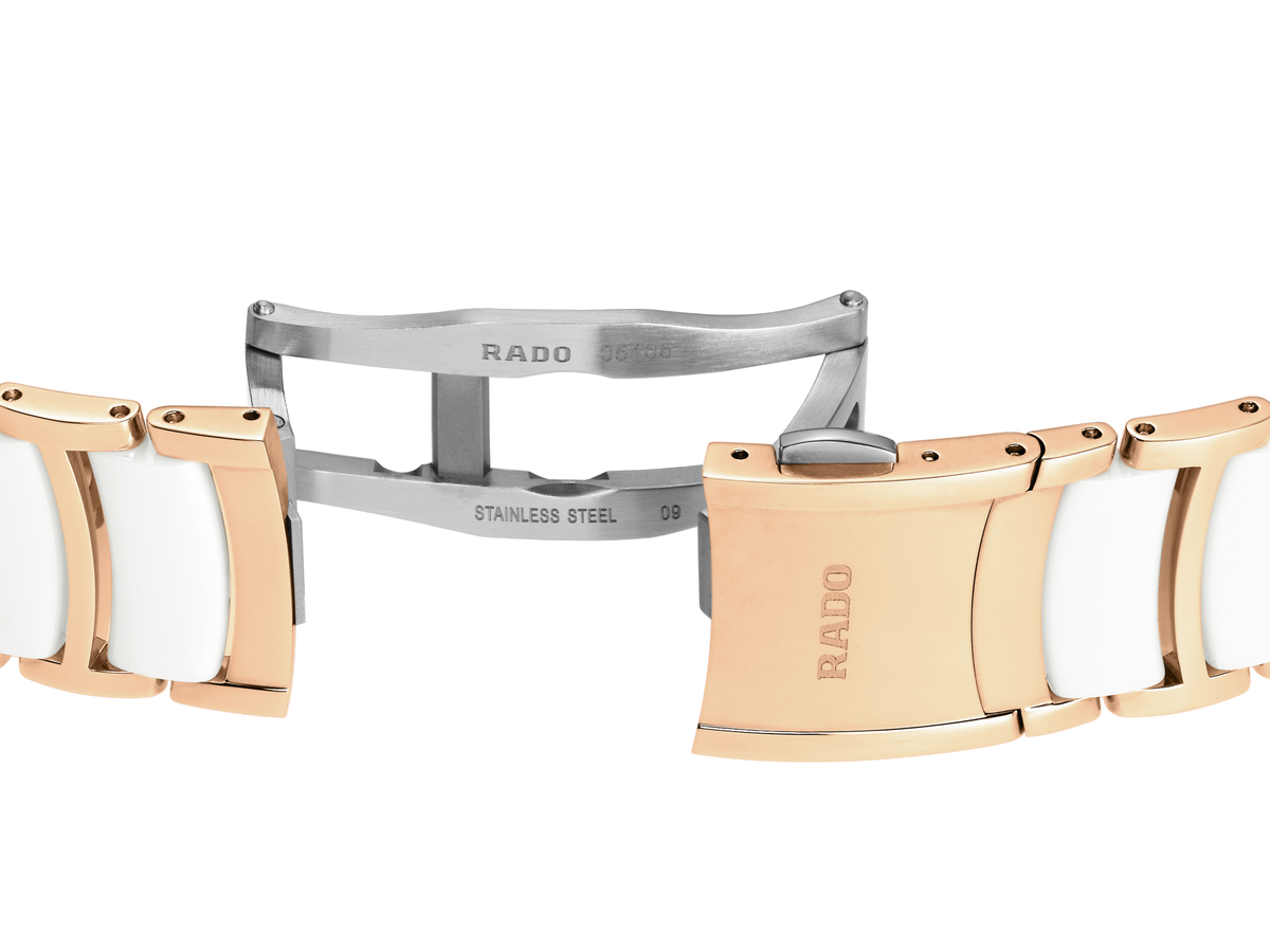 פלדת אל-חלד / PVD / חוגה לבן - 7