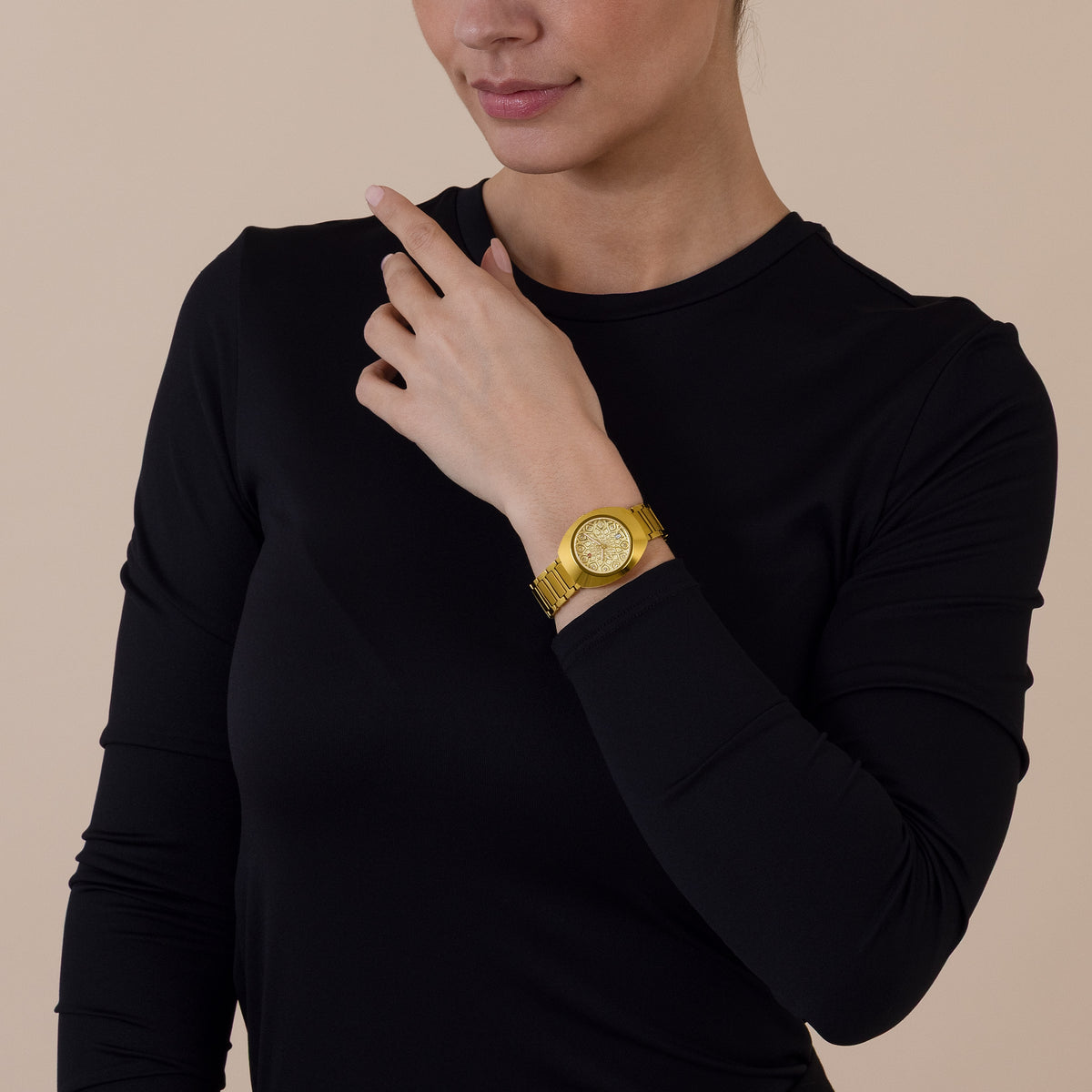 Ceramos™ PVD, פלדת אל-חלד / PVD / חוגה צהוב