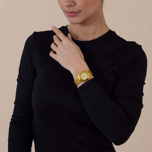 Ceramos™ PVD, פלדת אל-חלד / PVD / חוגה צהוב